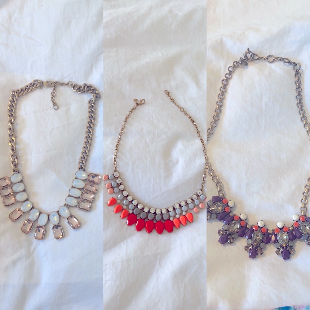 Bundle of 3 great J. Crew necklaces.